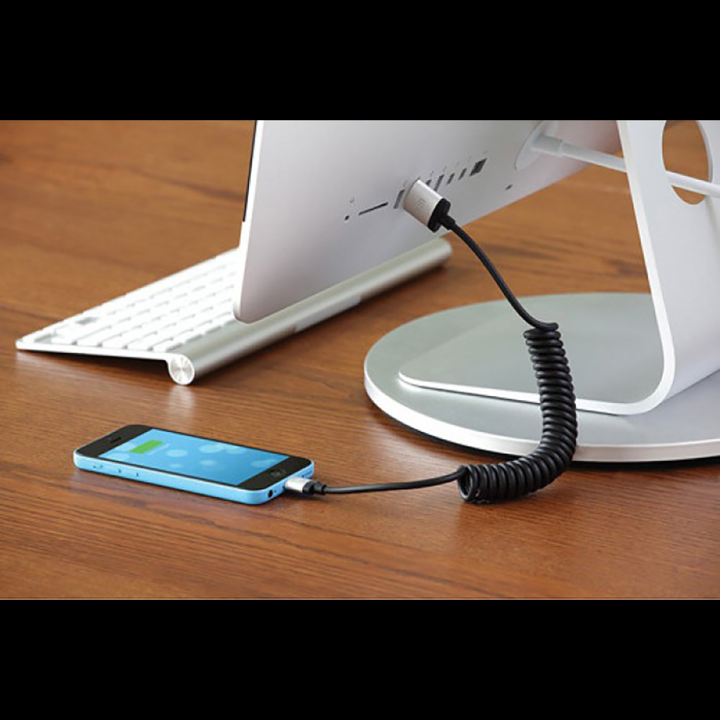 Dây Sạc Lightning JustMobile AluCable Twist (DC-188)