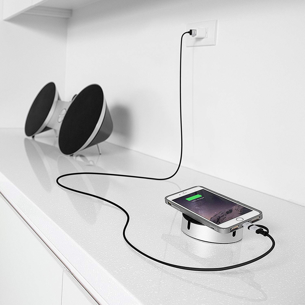 Dây Cáp Sạc Lightning + Micro USB JustMobile AluCable Duo (DC-169)