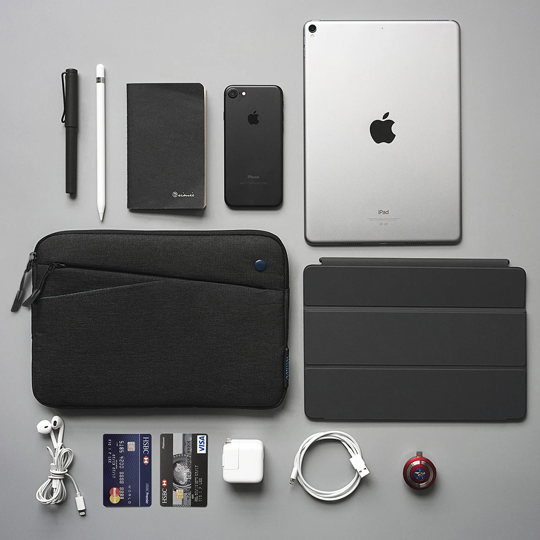 Túi Chống Sốc Tomtoc 10.5-11 inch Tablet Sleeve Bag (A18-A01)
