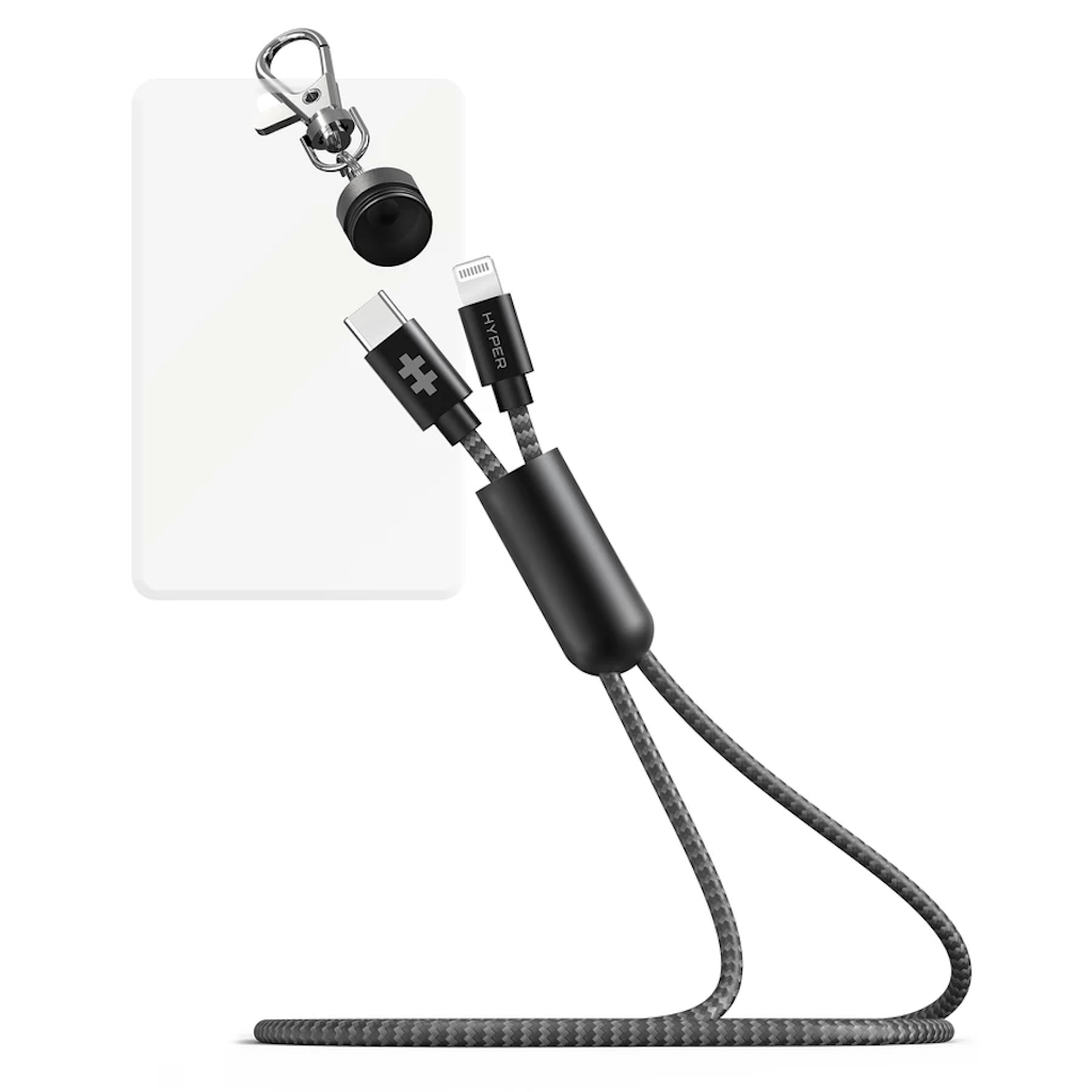Cáp sạc USB-C to Lightning HyperDrive Lanyard 1M (HD-CLM303)