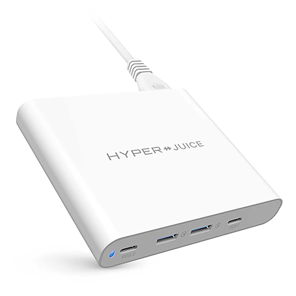 Sạc Đa Năng HyperJuice 87W Dual USB-C/USB-A (HJPD87-2C2A)