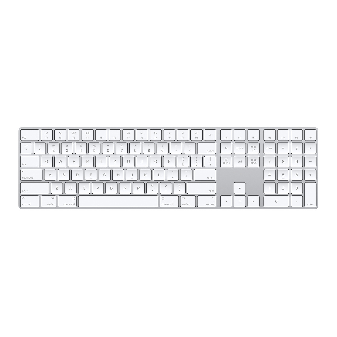 Bàn phím Apple Magic Keyboard with Numeric Keypad Silver - MQ052