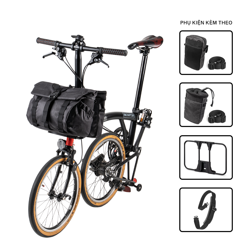 Wotancraft Pilot Brompton Bag 7L Upgraded Set