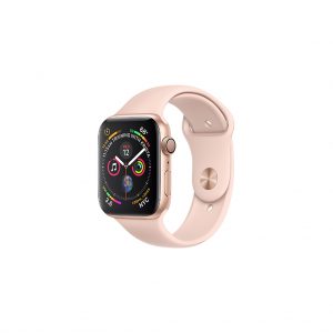 Apple Watch 4 40mm Gold Aluminum Case with Pink Sand Sport Band