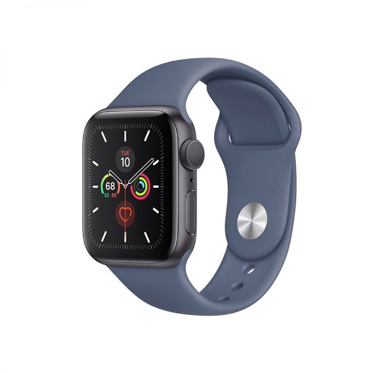 apple watch series 3 gps space grey aluminium case with black sport band