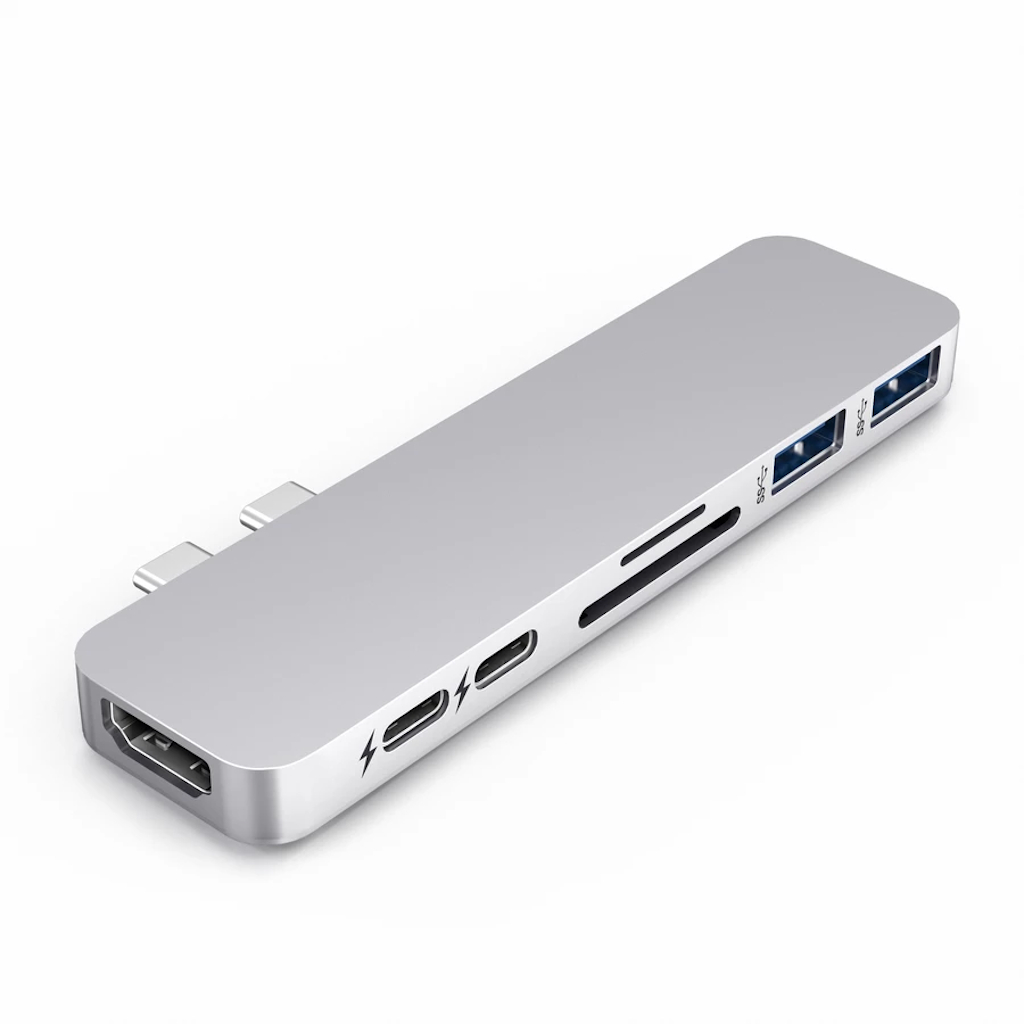 Hub Chia Cổng USB-C HyperDrive Duo 7-in-2 (GN28B)